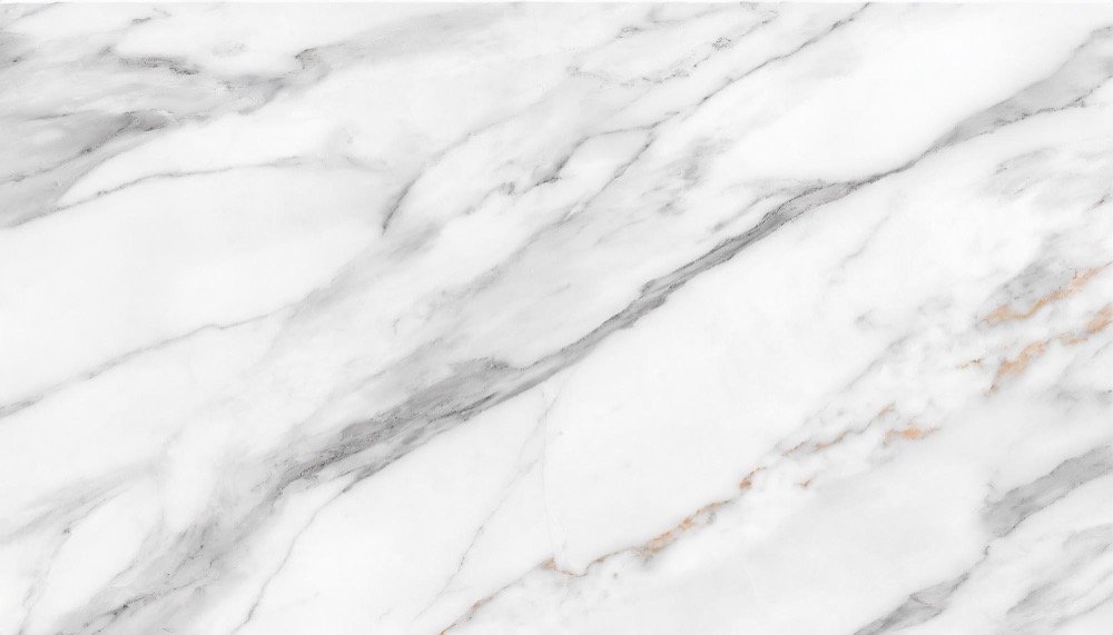 White marble slab with soft gray and gold veining
