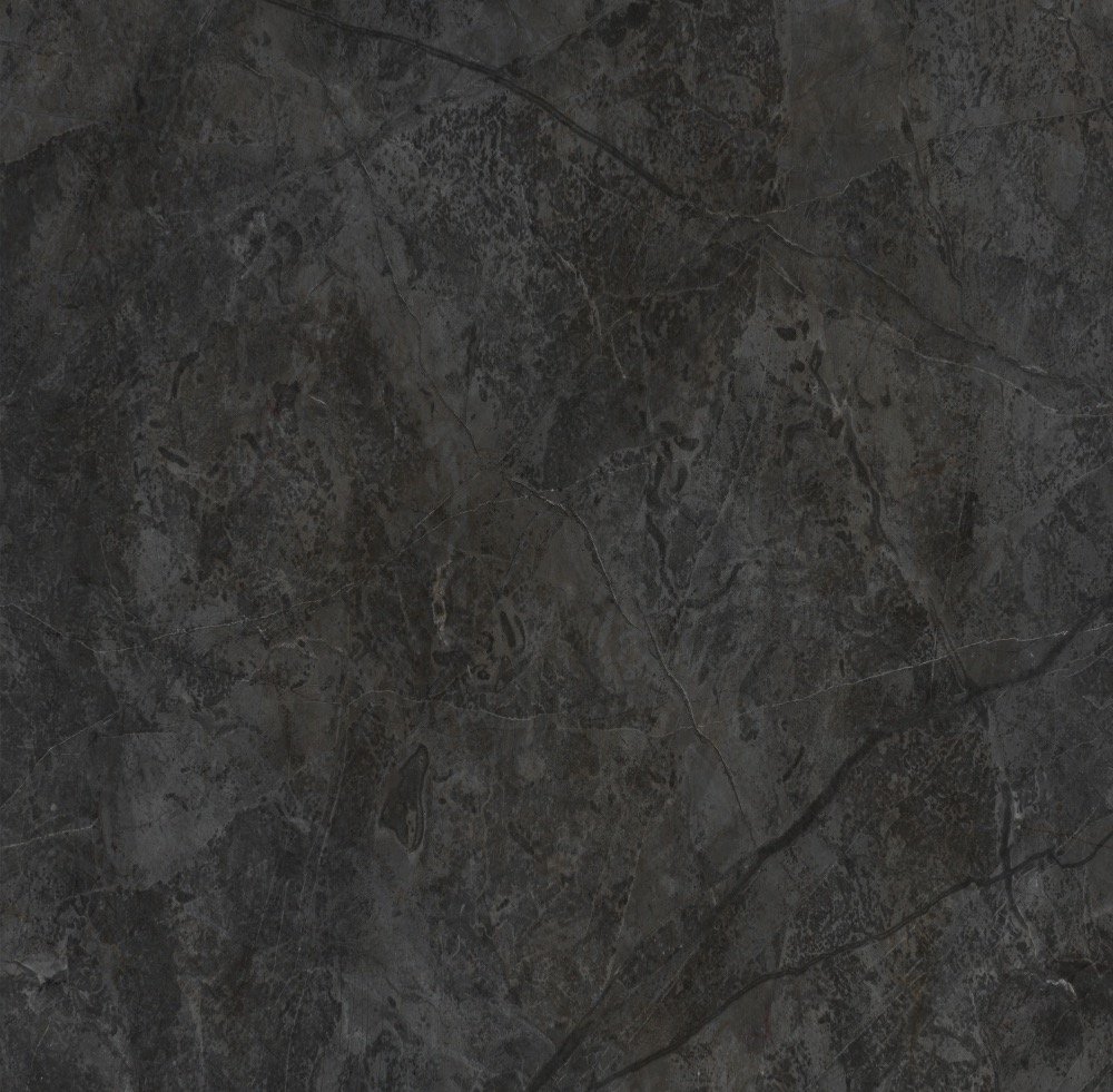 Charcoal ultra-compact Dekton slab with subtle veining
